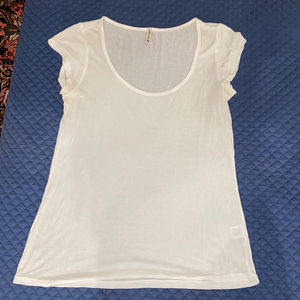 LF white burnout top size S